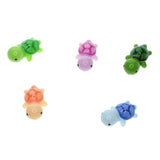 Maxbell 5pcs Miniature Garden Ornaments，Miniature Ornaments Decor, Cute Turtle