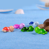 Maxbell 5pcs Miniature Garden Ornaments，Miniature Ornaments Decor, Cute Turtle