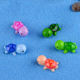 Maxbell 5pcs Miniature Garden Ornaments，Miniature Ornaments Decor, Cute Turtle