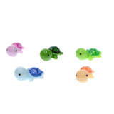 Maxbell 5pcs Miniature Garden Ornaments，Miniature Ornaments Decor, Cute Turtle