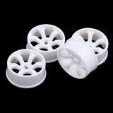 Maxbell 4pcs White Wheel Rim for WLtoys K969 K989 P929 1/28 RC Drift Car Spare Parts