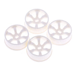 Maxbell 4pcs White Wheel Rim for WLtoys K969 K989 P929 1/28 RC Drift Car Spare Parts