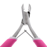 Maxbell Professional Manicure Pedicure Nail Cuticle Pliers Clipper Cutter Clamp Nipper Trimmer Hard Skin Remover Tool Stainless Steel + Plastic
