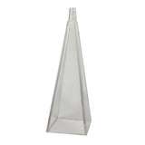 Maxbell Candle Mould Pyramid PC Plastic Soap Molds Handcraft DIY Making Candles - 50x50x150mm, Clear