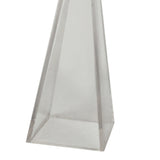 Maxbell Candle Mould Pyramid PC Plastic Soap Molds Handcraft DIY Making Candles - 50x50x150mm, Clear