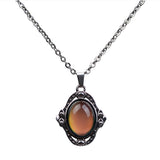 Maxbell Color Change Gemstone Mood Temperature Feeling Necklace for Women Collection