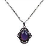 Maxbell Color Change Gemstone Mood Temperature Feeling Necklace for Women Collection