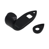Maxbell 1 Set Metal Saxophone Thumbrests Sax Thumb Finger Support Cushion Pretector Black for Saxophonist