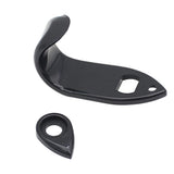 Maxbell 1 Set Metal Saxophone Thumbrests Sax Thumb Finger Support Cushion Pretector Black for Saxophonist