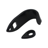 Maxbell 1 Set Metal Saxophone Thumbrests Sax Thumb Finger Support Cushion Pretector Black for Saxophonist