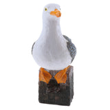 Maxbell Hand Crafted  Resin Garden Bird Ornament Sculpture Creative Gift Seagull Statue