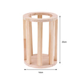 Maxbell HAY GRASS RACK WOODEN MATERIAL FOOD DISPENSER DISH BOWL FOR SMALL ANIMALS