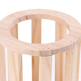 Maxbell HAY GRASS RACK WOODEN MATERIAL FOOD DISPENSER DISH BOWL FOR SMALL ANIMALS