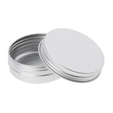 Maxbell 10 Empty Aluminum Tins Cans With Screw Lids Box Container Jar Top Round 40g 1.4oz