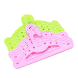 Maxbell 10 Piece Hangers for 18 Inch American Girl Dolls- 5 PCS Pink And 5 PCS Green- For 18 Inch Dolls Clothes Hangers