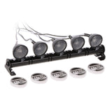 Maxbell 1:10 RC Car White 5 LED Light Bar for HSP Redcat Axial SCX10 TRX-4 RC4WD D90