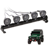 Maxbell 1:10 RC Car White 5 LED Light Bar for HSP Redcat Axial SCX10 TRX-4 RC4WD D90