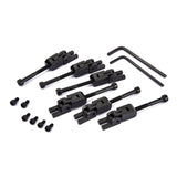 Maxbell 6 Pieces Electric Guitar Locked String Saddles for Floyd Rose Tremolo Bridge Parts