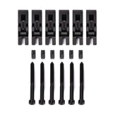 Maxbell 6 Pieces Electric Guitar Locked String Saddles for Floyd Rose Tremolo Bridge Parts