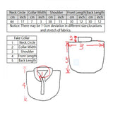 Maxbell Fashion Collar Detachable False Blouse Women Shirt Gift Top Ladies Lapel - Kitty