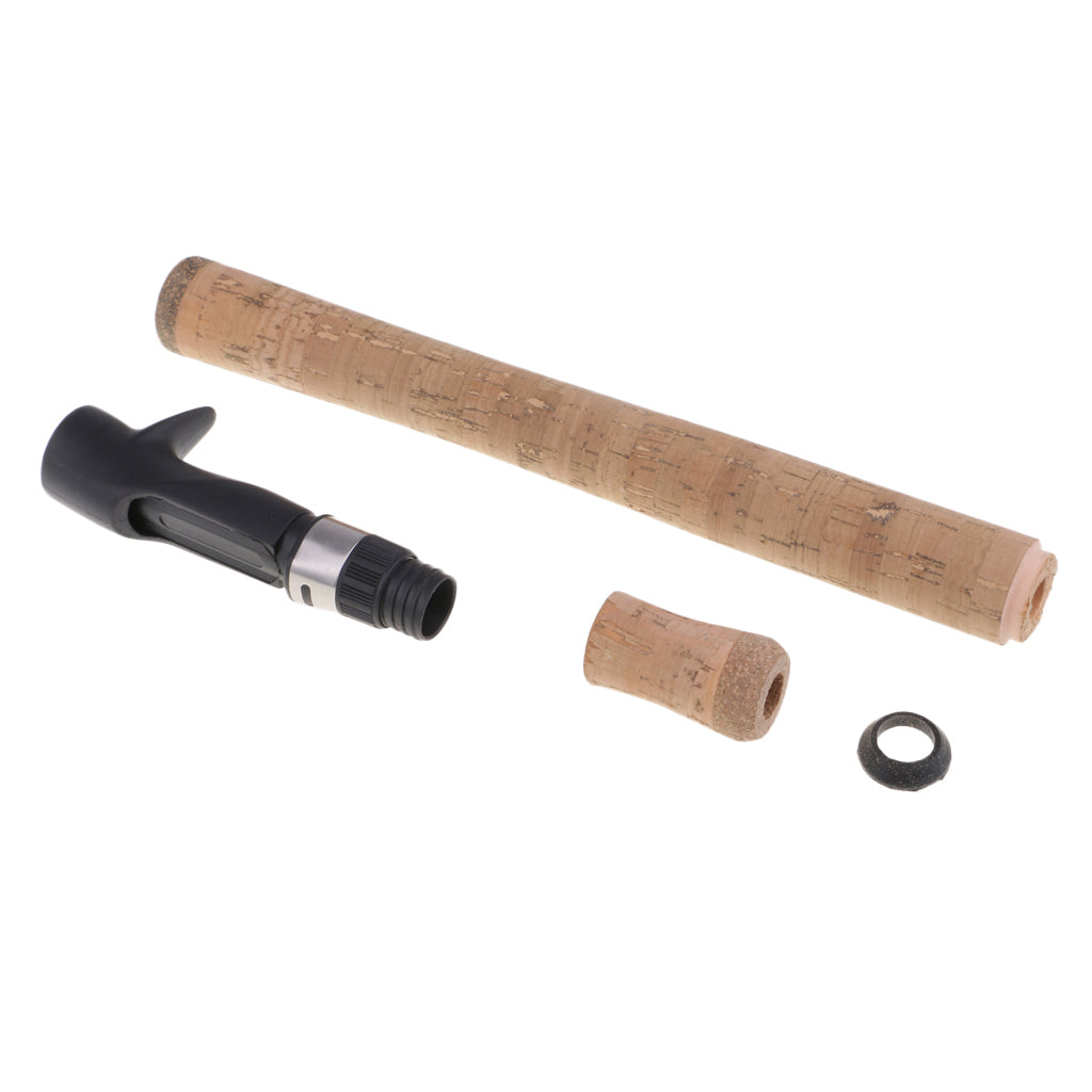 Maxbell DIY Fishing Rod Building or Repair Composite Cork Handle Grip with Reel Seat, for Travel Surf Saltwater Freshwater Boat Fishing