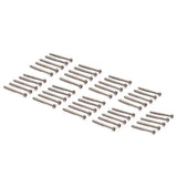 Maxbell 50 Pieces Bass Guitar Pickup Mounting Screws for PB JB P90 Pickup Replacement