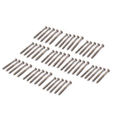 Maxbell 50 Pieces Bass Guitar Pickup Mounting Screws for PB JB P90 Pickup Replacement