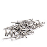 Maxbell 50 Pieces Bass Guitar Pickup Mounting Screws for PB JB P90 Pickup Replacement