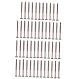 Maxbell 50 Pieces Bass Guitar Pickup Mounting Screws for PB JB P90 Pickup Replacement