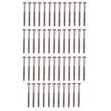 Maxbell 50 Pieces Bass Guitar Pickup Mounting Screws for PB JB P90 Pickup Replacement
