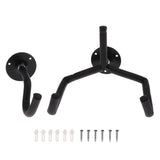 Maxbell Universal Metal Guitars Horizontal Wall Mount Hanger Stand for Shop Studio Music School Training Center