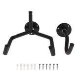 Maxbell Universal Metal Guitars Horizontal Wall Mount Hanger Stand for Shop Studio Music School Training Center