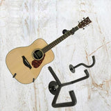 Maxbell Universal Metal Guitars Horizontal Wall Mount Hanger Stand for Shop Studio Music School Training Center