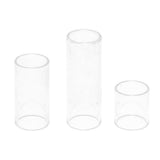 Maxbell 1 Set 28/50/69mm String Finger Slide Glass Bottle Neck for Electric Guitar