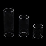 Maxbell 1 Set 28/50/69mm String Finger Slide Glass Bottle Neck for Electric Guitar