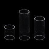 Maxbell 1 Set 28/50/69mm String Finger Slide Glass Bottle Neck for Electric Guitar