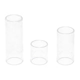 Maxbell 1 Set 28/50/69mm String Finger Slide Glass Bottle Neck for Electric Guitar