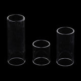 Maxbell 1 Set 28/50/69mm String Finger Slide Glass Bottle Neck for Electric Guitar
