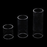 Maxbell 1 Set 28/50/69mm String Finger Slide Glass Bottle Neck for Electric Guitar