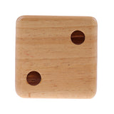 Maxbell 1 Piece Six Side Crafted 3.5-inch Big Wooden Yard Dice With Rounded Corner