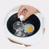 Maxbell Stainless Steel Egg Poacher Easy Egg Boiling Poaching Rack Egg Boiler