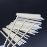 Maxbell 100Pcs Cotton Stick Clean Tool for AirPods Earphone Phone Charge Port 17cm