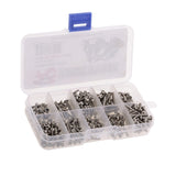 Maxbell 387 in 1 Screw Kit Box Flat / Cup Head for 1/10 Traxxas TRX-4 RC Truck Parts