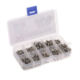 Maxbell 387 in 1 Screw Kit Box Flat / Cup Head for 1/10 Traxxas TRX-4 RC Truck Parts