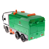 Maxbell 1/22 Friction Powered Street Sweeper Construction Vehicle Toy for Boys Girls