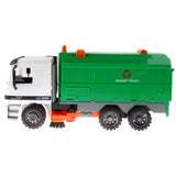 Maxbell 1/22 Friction Powered Street Sweeper Construction Vehicle Toy for Boys Girls