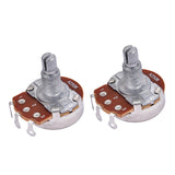 Maxbell 2 Pieces Copper Audio A250K Potentiometer Pots for Electric Guitars/Bass Replacement Parts