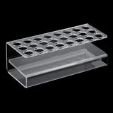 Maxbell Design Portable Acrylic Marker Storage Rack Markers Holder Empty 24 Slots Brushes Lip Gloss Display