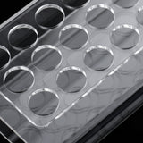 Maxbell Design Portable Acrylic Marker Storage Rack Markers Holder Empty 24 Slots Brushes Lip Gloss Display