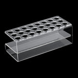 Maxbell Design Portable Acrylic Marker Storage Rack Markers Holder Empty 24 Slots Brushes Lip Gloss Display